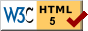Icono de validación de HTML 5